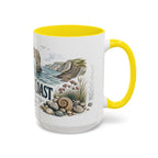 Jurassic Coast Mug, England Travel Souvenir, Bucket List Gift, Accent Ceramic Coffee Mug 11oz 15oz