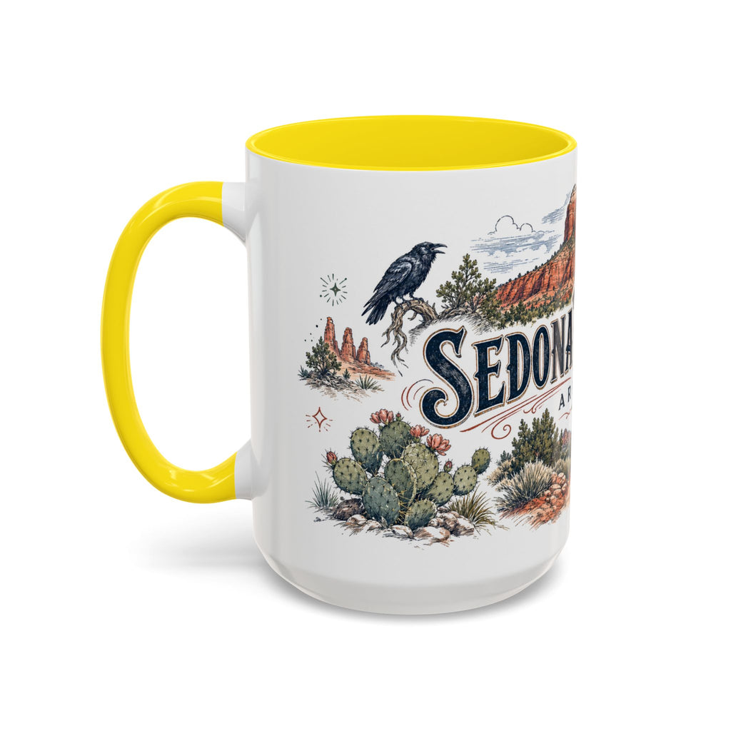 Sedona Red Rocks Mug, Arizona Travel Souvenir, Bucket List Gift, Accent Ceramic Coffee Mug 11oz 15oz