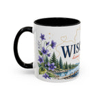 Wisconsin Home State Mug | Moving Away Gift | Long Distance Friendship Coffee Cup | 11oz 15oz Accent Mug