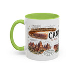Canyonlands National Park Coffee Mug | Utah Red Rock Desert River Gift | Accent Color Ceramic 11oz 15oz