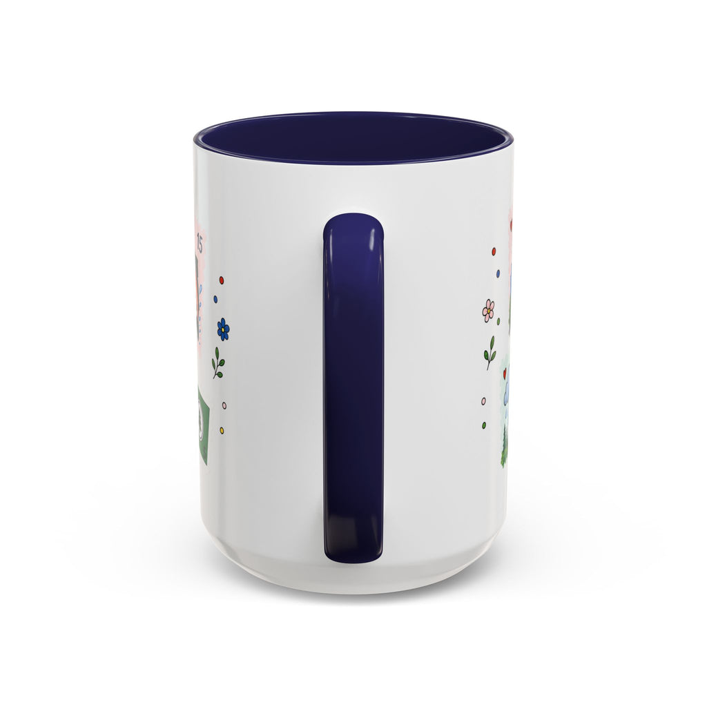Seattle Coffee Mug | Postage Stamp Collage Mug | Travel Souvenir Accent Cup 11oz 15oz