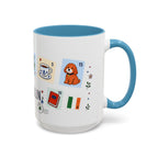 Dublin Coffee Mug | Postage Stamp Collage Mug | Travel Souvenir Accent Cup 11oz 15oz