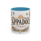 Cappadocia Coffee Mug | Travel Destination Souvenir Gift | Accent Color Ceramic 11oz 15oz