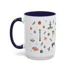 Savannah Christmas Mug | Watercolor City Souvenir, Travel Memories Cup