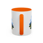 Pinnacles National Park Coffee Mug | Solid Color Block Park Souvenir | 11oz 15oz Accent Mug