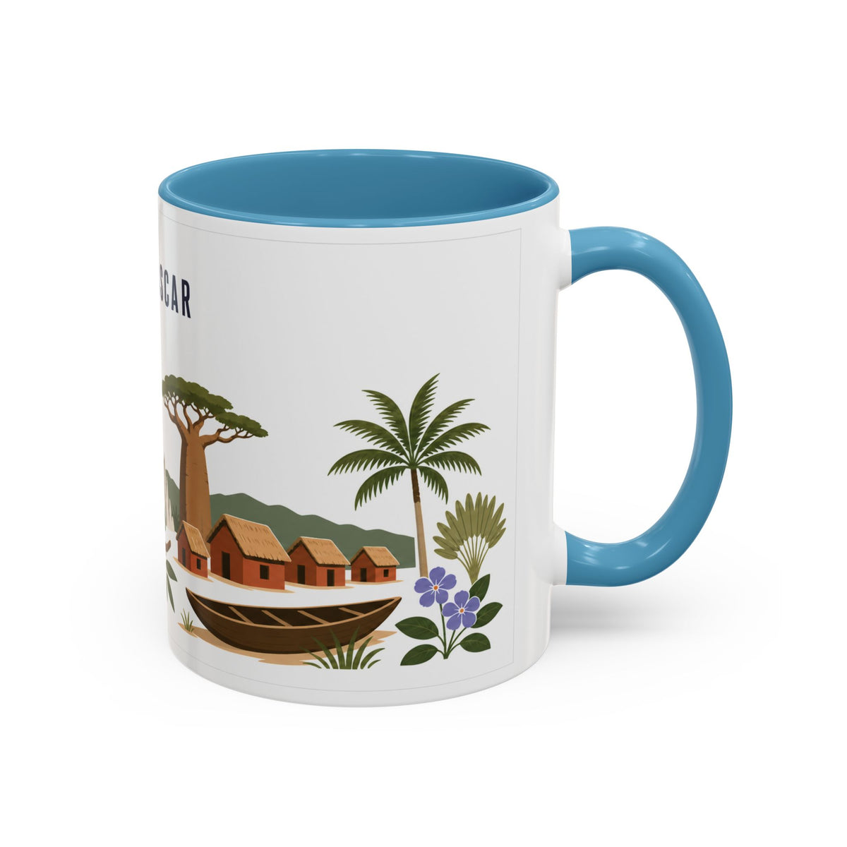 Madagascar Home Country Mug | Moving Away Gift | Long Distance Friendship | 11 oz 15 oz Accent Mug