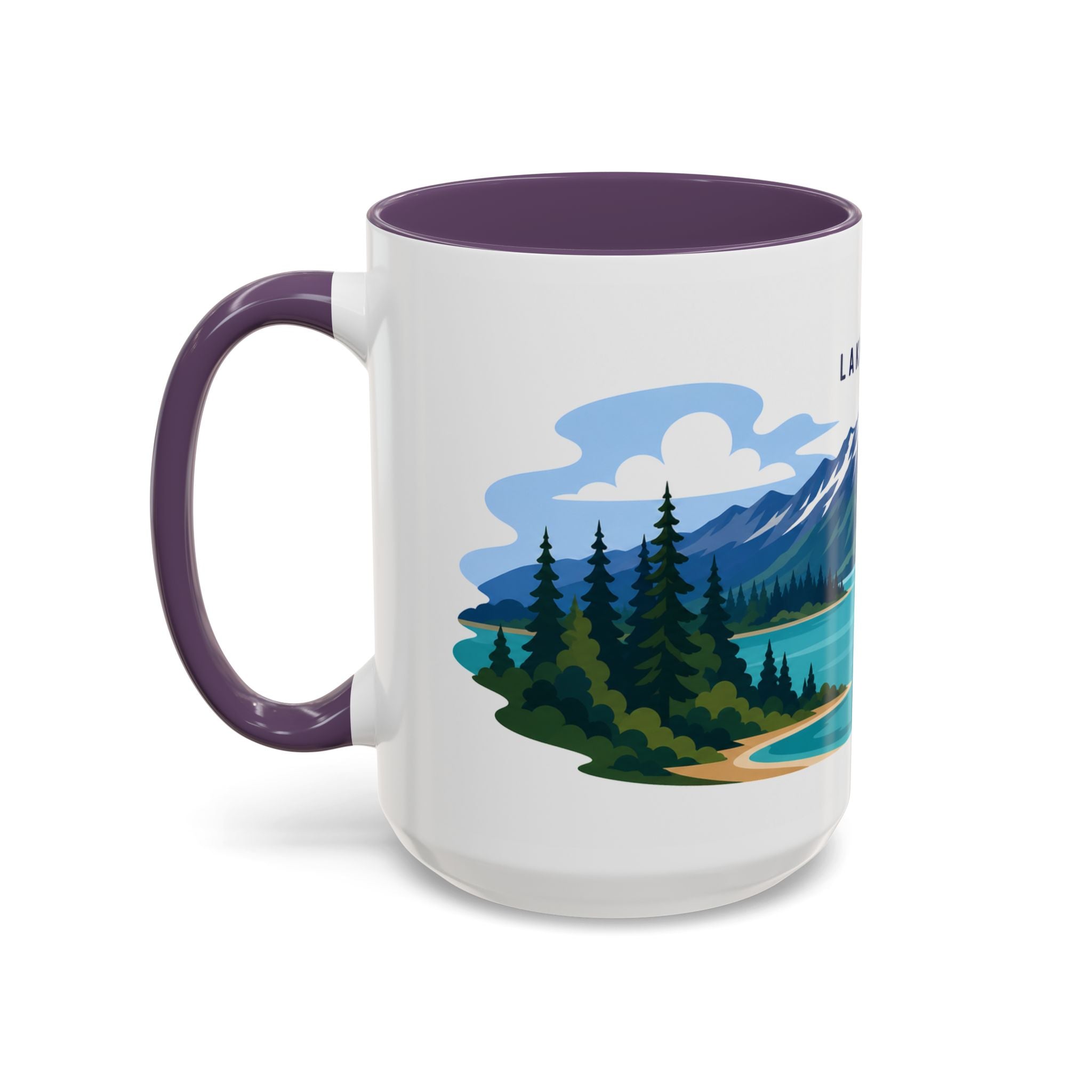 Lake Clark National Park Coffee Mug | Solid Color Block Park Souvenir | 11oz 15oz Accent Mug