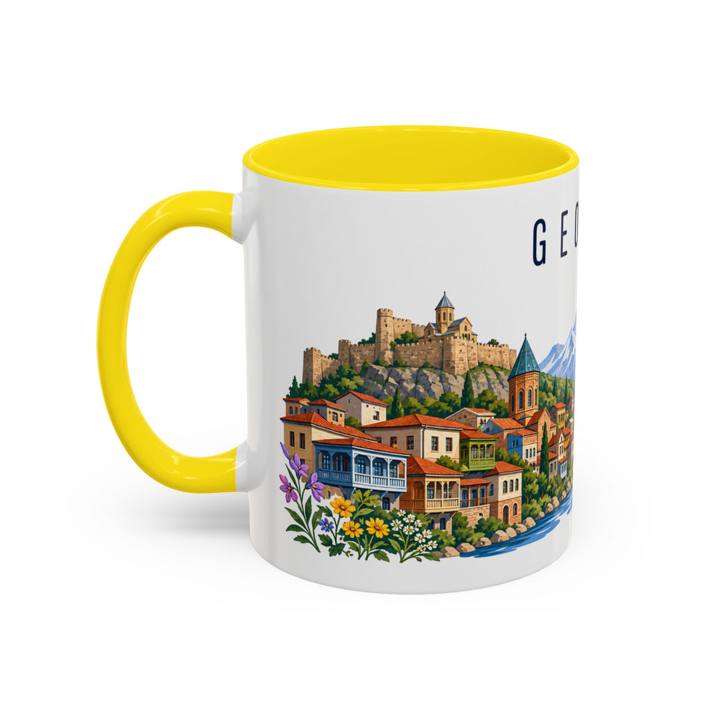 Georgia Country Coffee Mug | Travel Souvenir Accent Mug | Country Gift Ceramic Cup 11oz 15oz