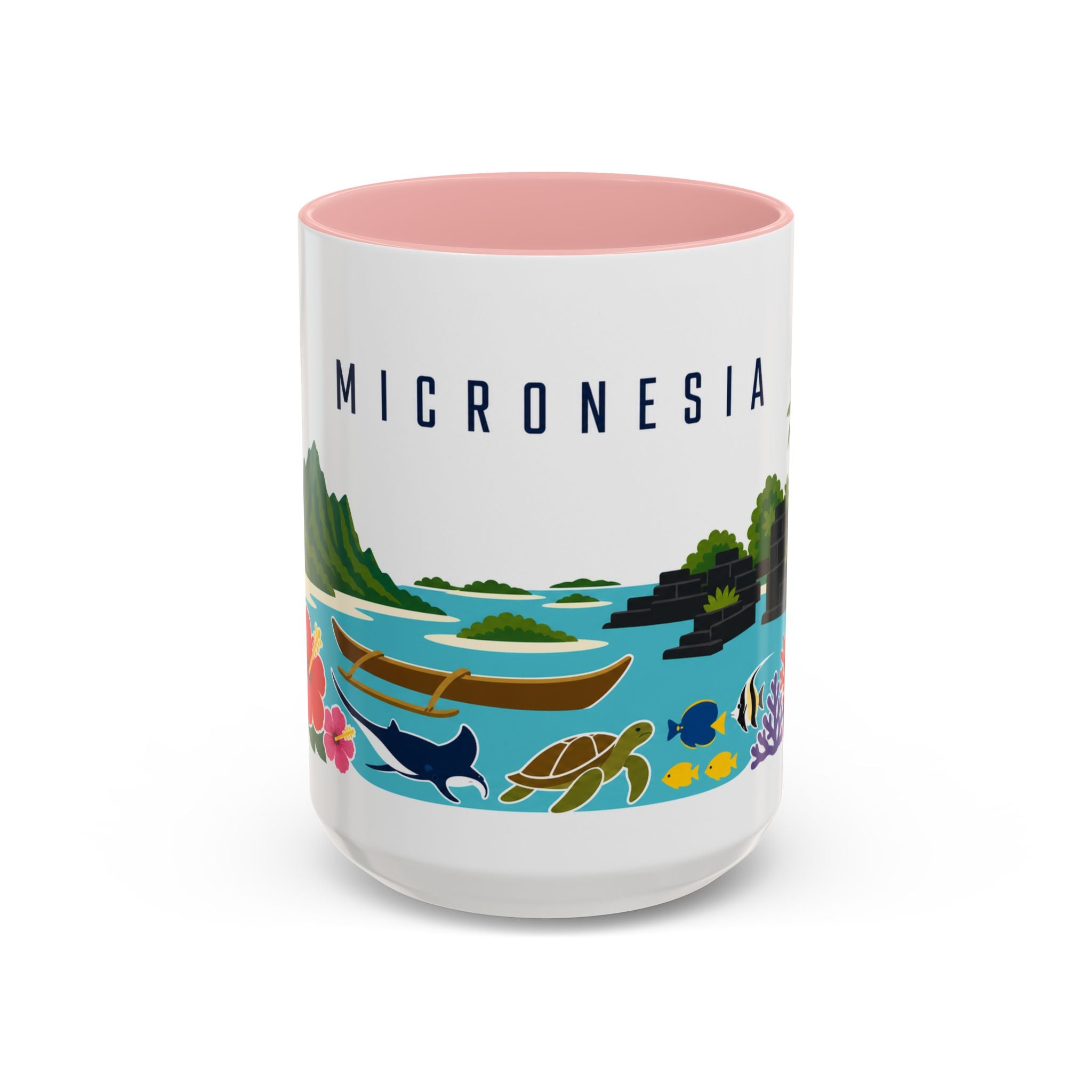 Micronesia Coffee Mug | Travel Souvenir Accent Mug | Country Gift Ceramic Cup 11oz 15oz