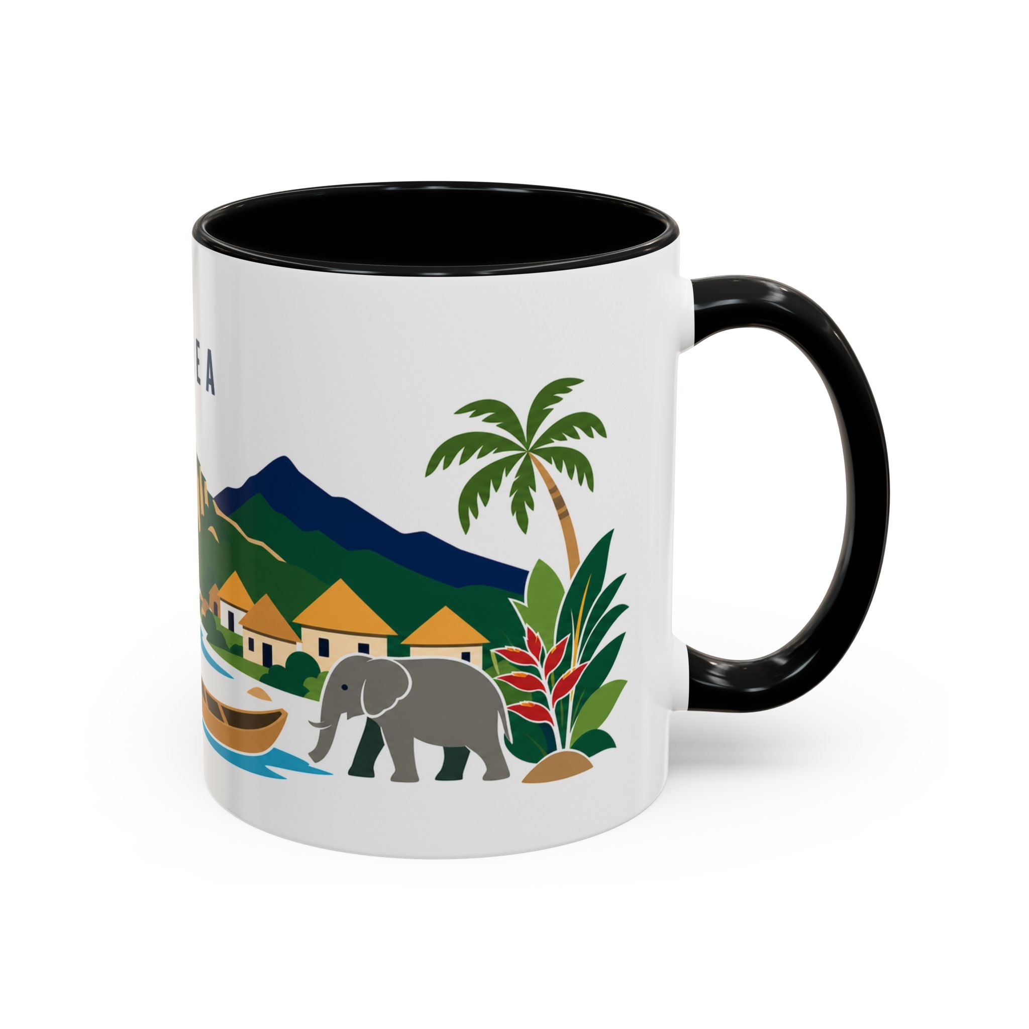 Guinea Coffee Mug | Travel Souvenir Accent Mug | Country Gift Ceramic Cup 11oz 15oz