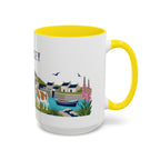 Guernsey Coffee Mug | Travel Souvenir Accent Mug | Country Gift Ceramic Cup 11oz 15oz