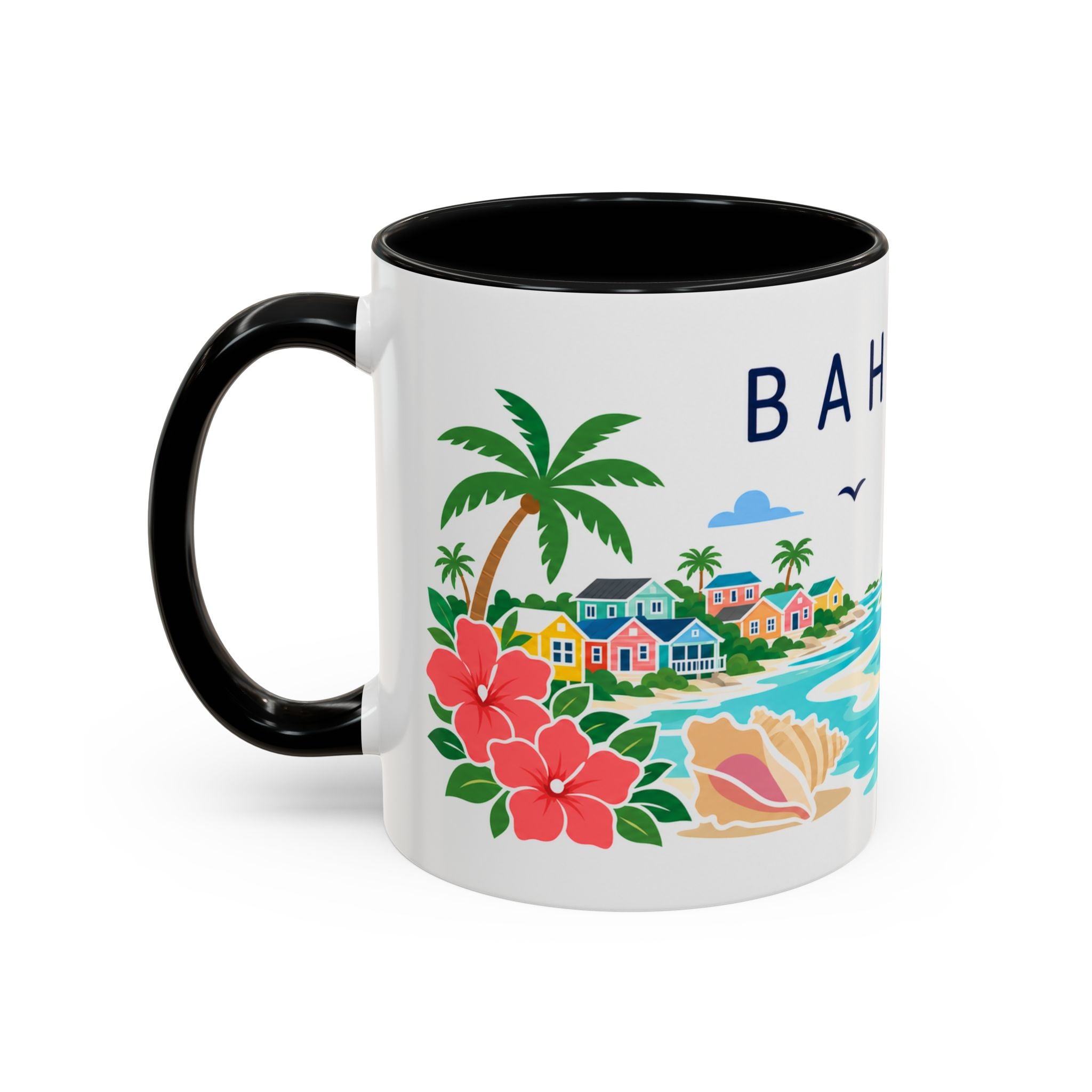 Bahamas Coffee Mug | Travel Souvenir Accent Mug | Country Gift Ceramic Cup 11oz 15oz