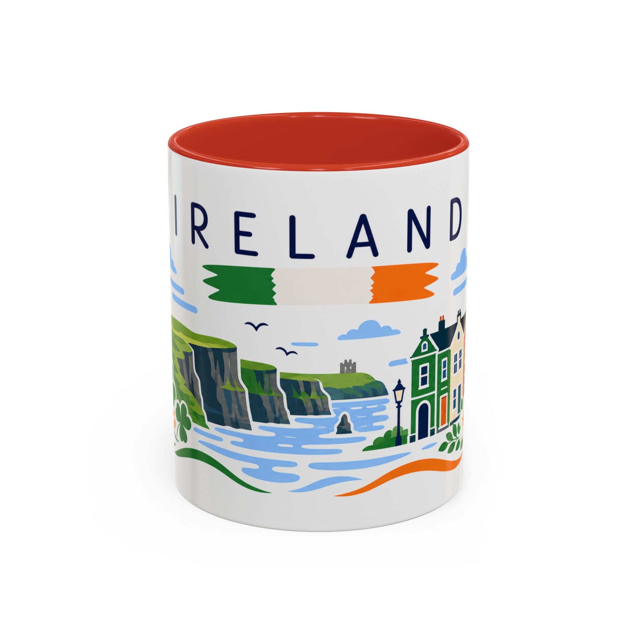 Ireland Coffee Mug | Travel Souvenir Accent Mug | Country Gift Ceramic Cup 11oz 15oz