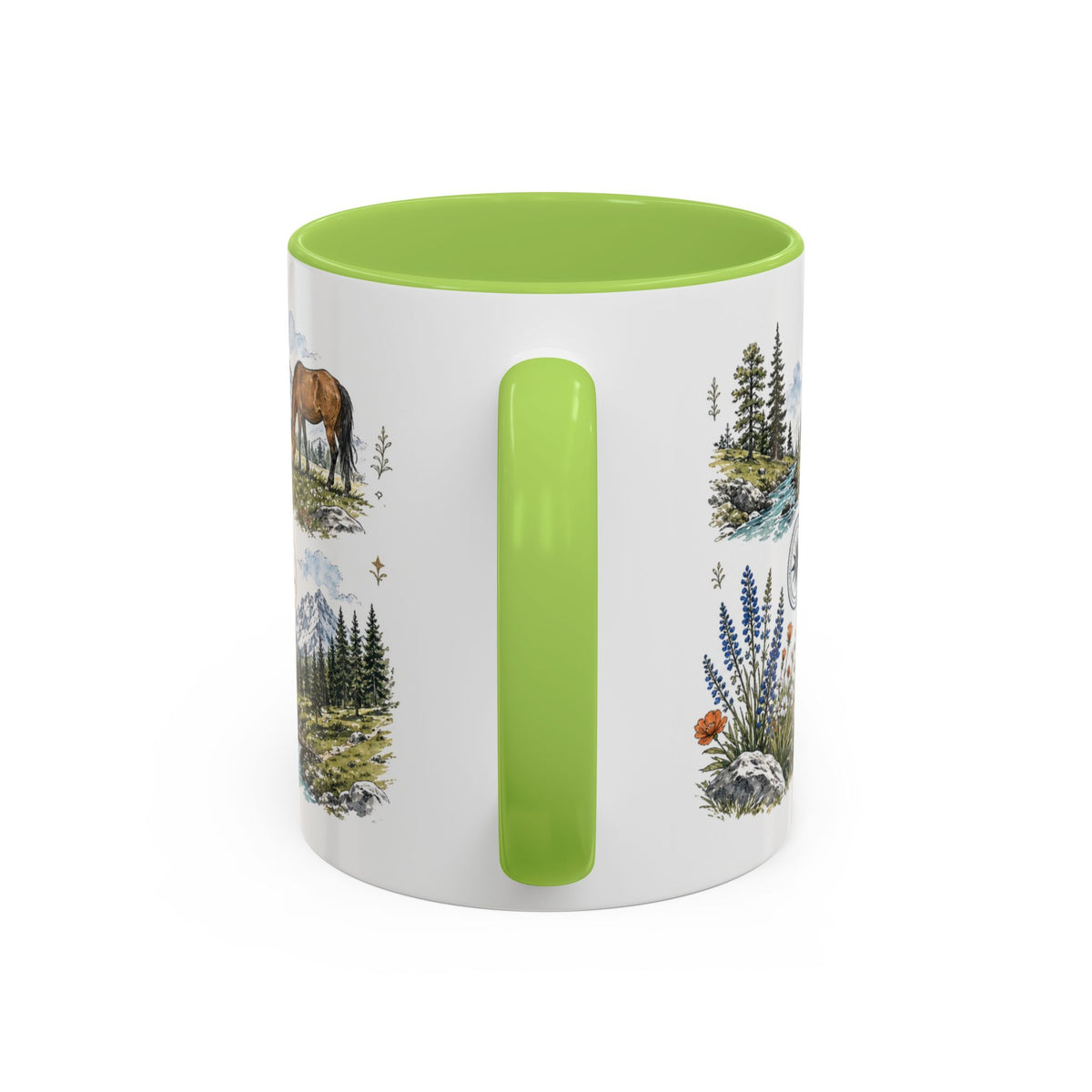 Fairy Meadows Mug, Pakistan Travel Souvenir, Bucket List Gift, Accent Ceramic Coffee Mug 11oz 15oz