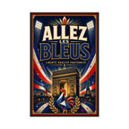 France World Cup Poster | Rally Fan Art Print | 2026 Soccer Wall Decor