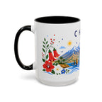 Chile Coffee Mug | Travel Souvenir Accent Mug | Place Gift Ceramic Cup 11oz 15oz