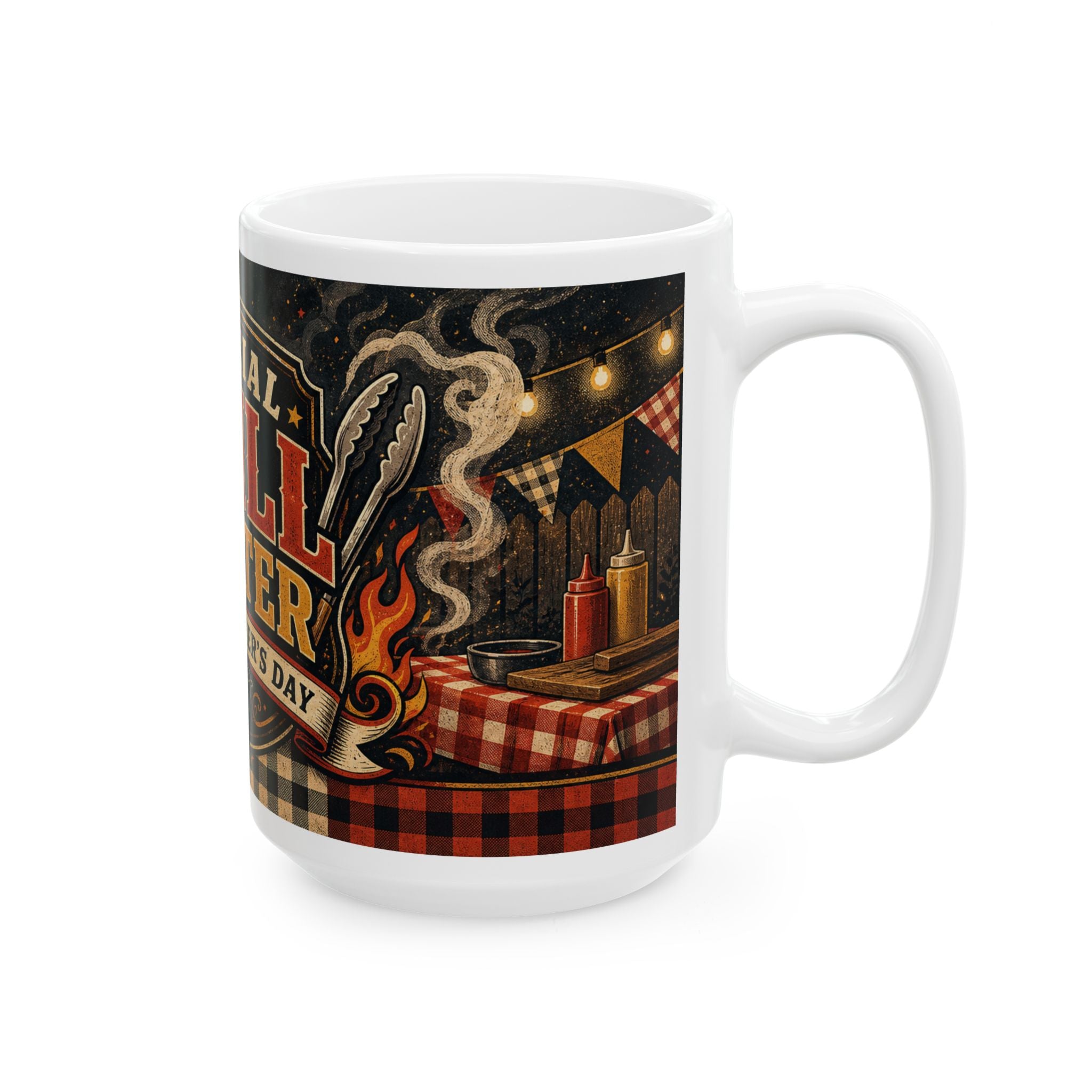 Official Grill Master Father's Day Coffee Mug | Dad Gift | Ceramic 11oz 15oz Cup