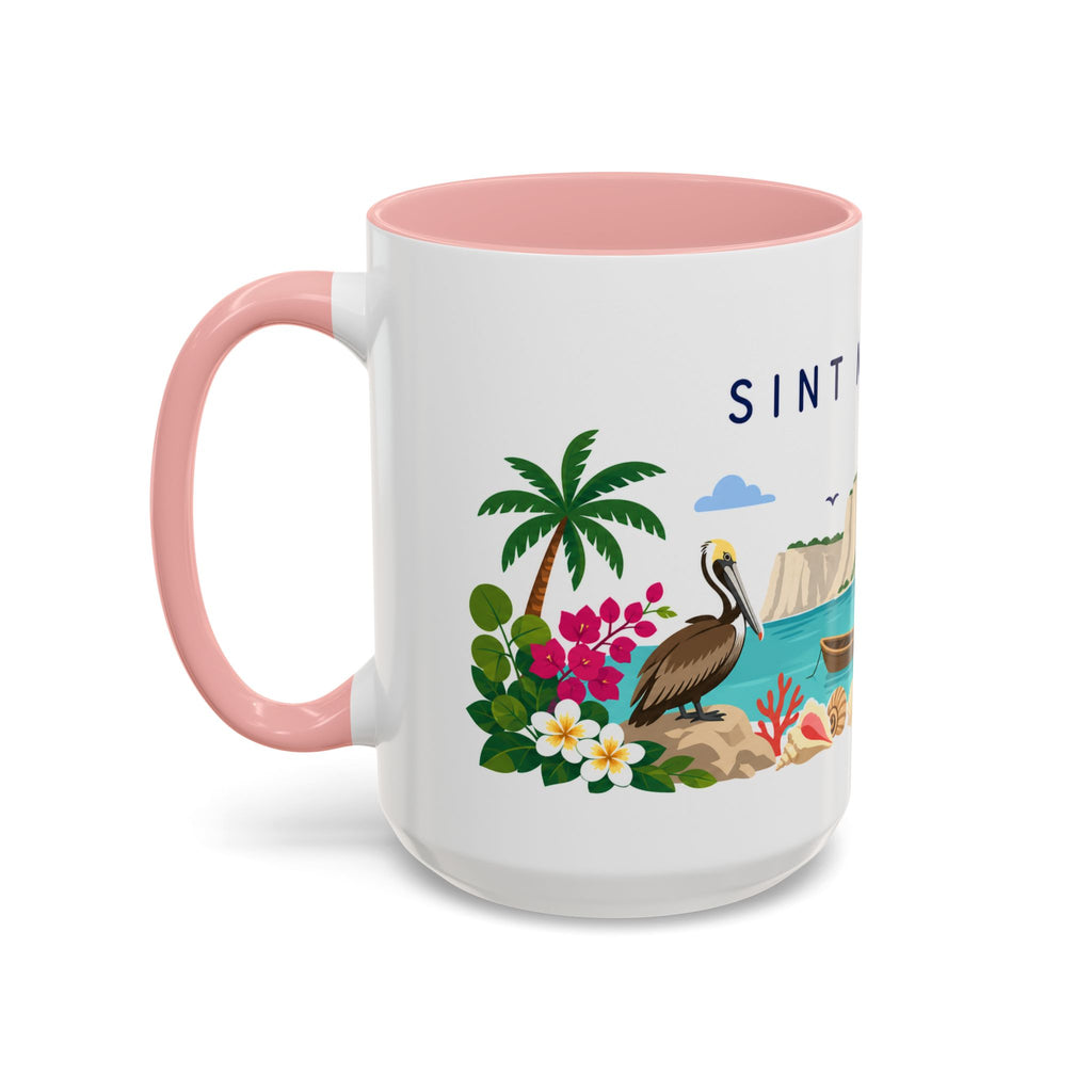 Sint Maarten Coffee Mug | Travel Souvenir Accent Mug | Country Gift Ceramic Cup 11oz 15oz