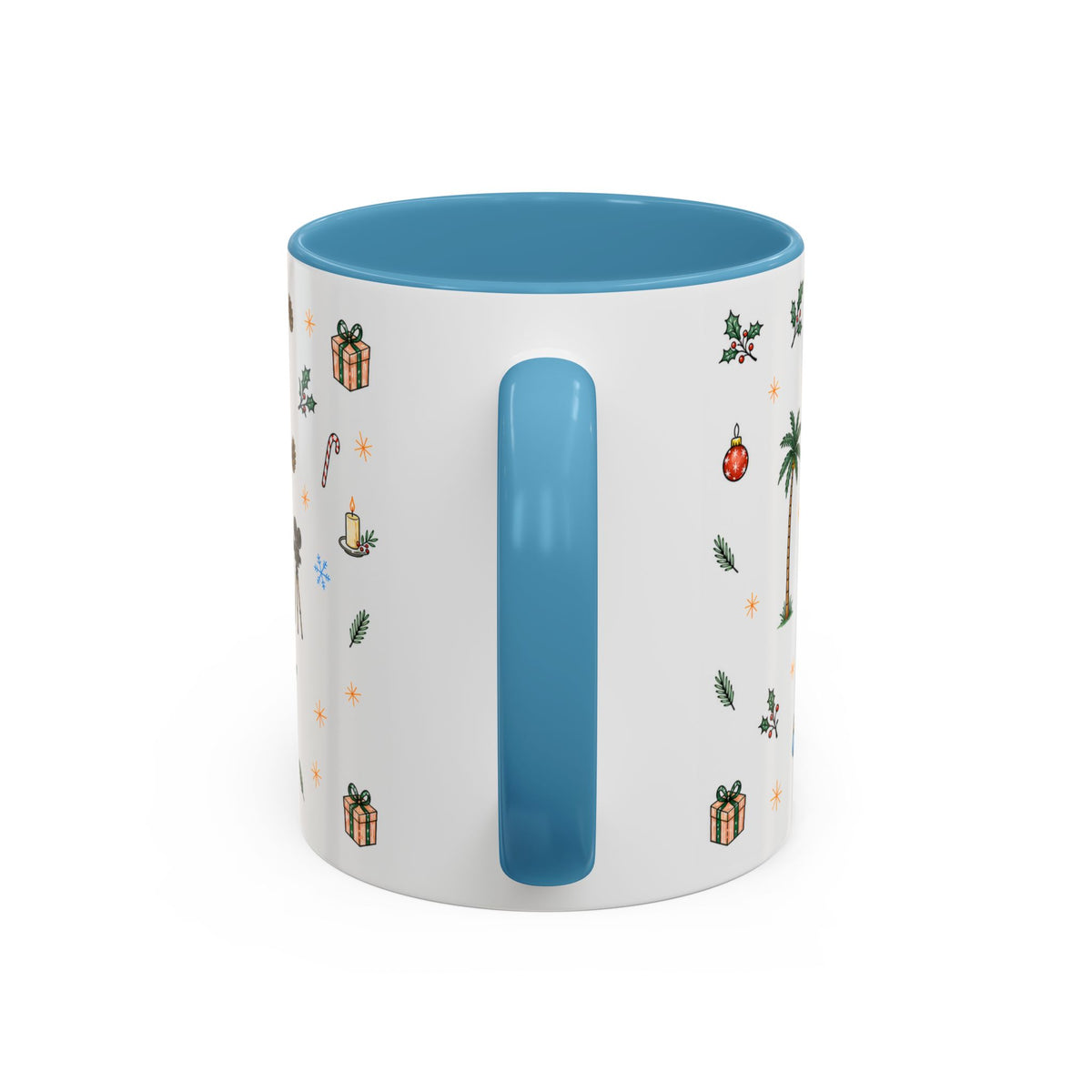 Los Angeles Christmas Mug | Watercolor City Souvenir | Ceramic Coffee Cup (11oz or 15oz)