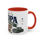 Grandpa Can Fix Anything Coffee Mug | Funny Gift From Grandkids | Accent Ceramic 11oz 15oz