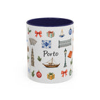 Porto Christmas Mug | Watercolor City Souvenir, Travel Gift (11oz/15oz)