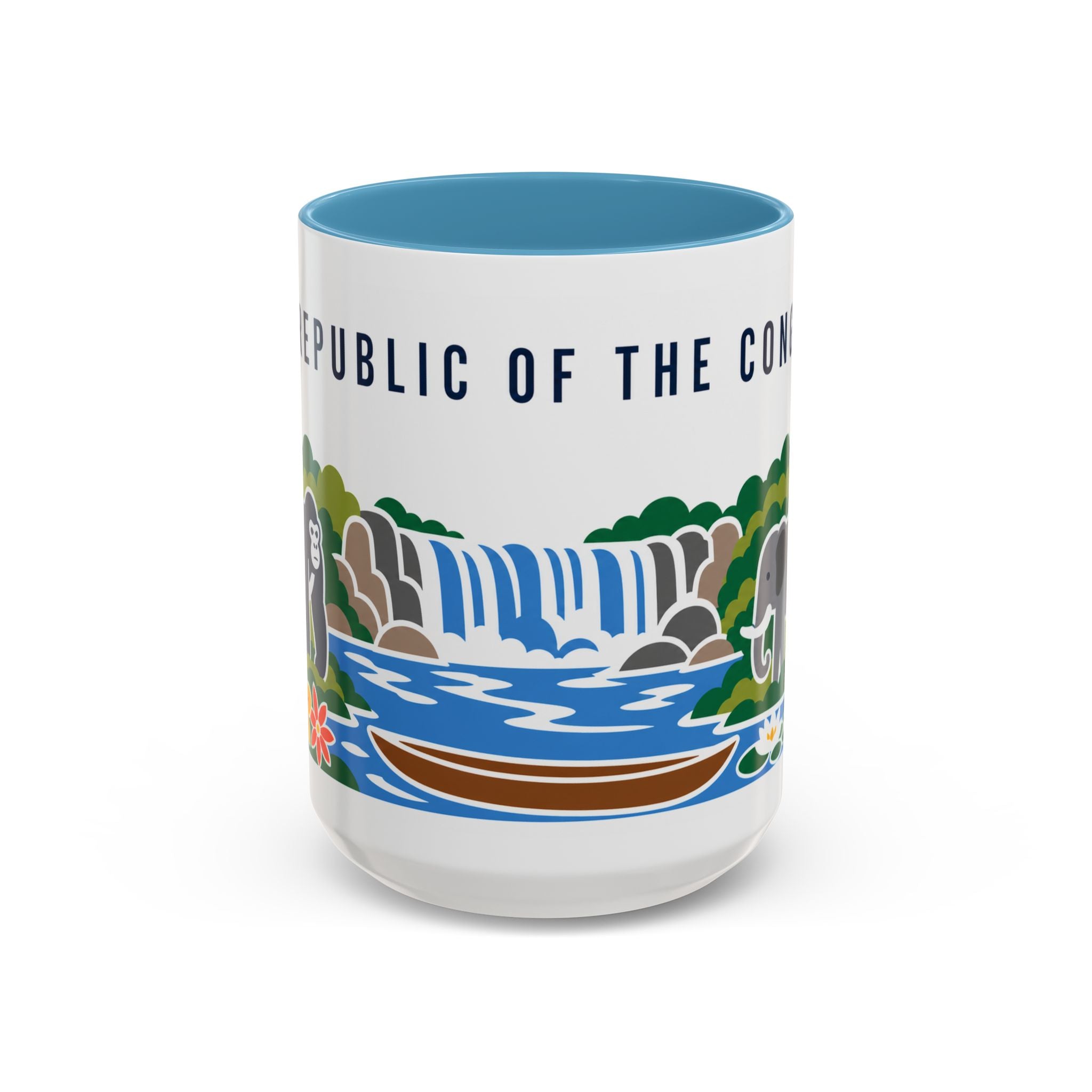 Republic of the Congo Coffee Mug | Travel Souvenir Accent Mug | Country Gift Ceramic Cup 11oz 15oz