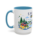 Sweden Coffee Mug | Travel Souvenir Accent Mug | Country Gift Ceramic Cup 11oz 15oz