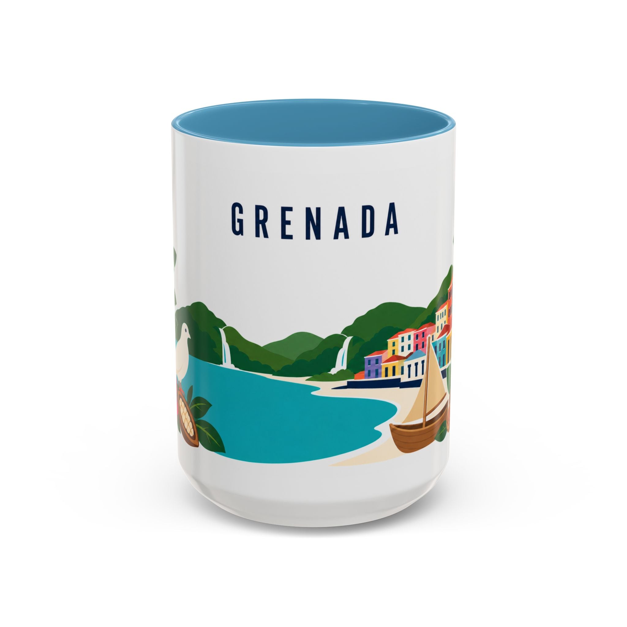 Grenada Coffee Mug | Travel Souvenir Accent Mug | Country Gift Ceramic Cup 11oz 15oz