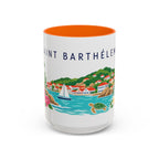 Saint Barthélemy Coffee Mug | Travel Souvenir Accent Mug | Country Gift Ceramic Cup 11oz 15oz