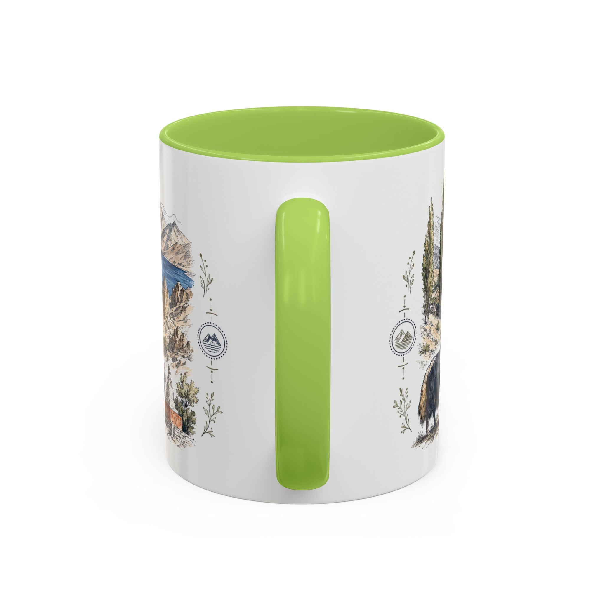 Ladakh Mug, India Travel Souvenir, Bucket List Gift, Accent Ceramic Coffee Mug 11oz 15oz