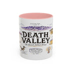 Death Valley National Park Coffee Mug | California Desert Hiking Camping Gift | Accent Color Ceramic 11oz 15oz