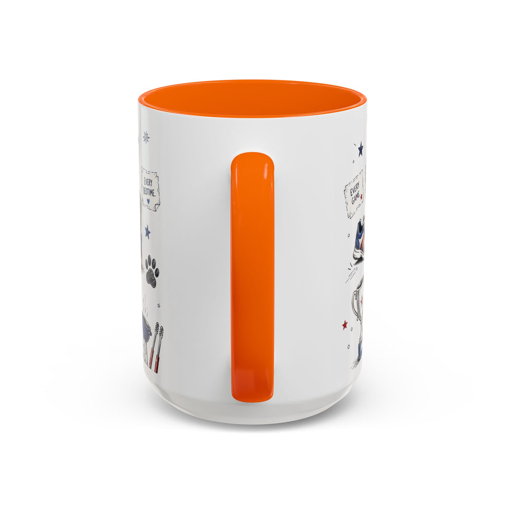 Super Dad My Hero Coffee Mug | Father's Day Gift for Dad | Accent Color Ceramic 11oz 15oz