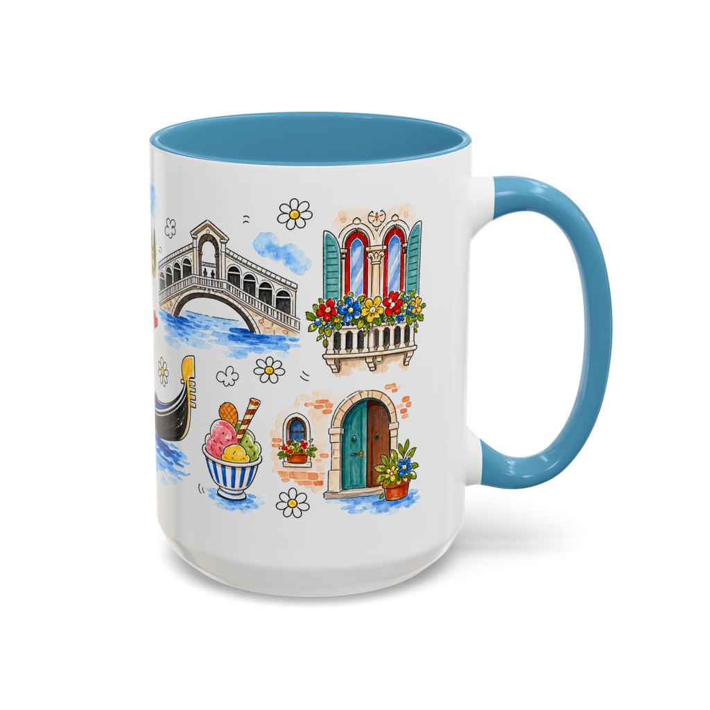 Venice Travel Mug | European City Souvenir Accent Coffee Mug | 11oz 15oz Ceramic Cup