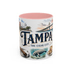 Tampa Coffee Mug | United States Travel Souvenir | Vintage Illustrated City Gift | 11 oz 15 oz Accent Mug
