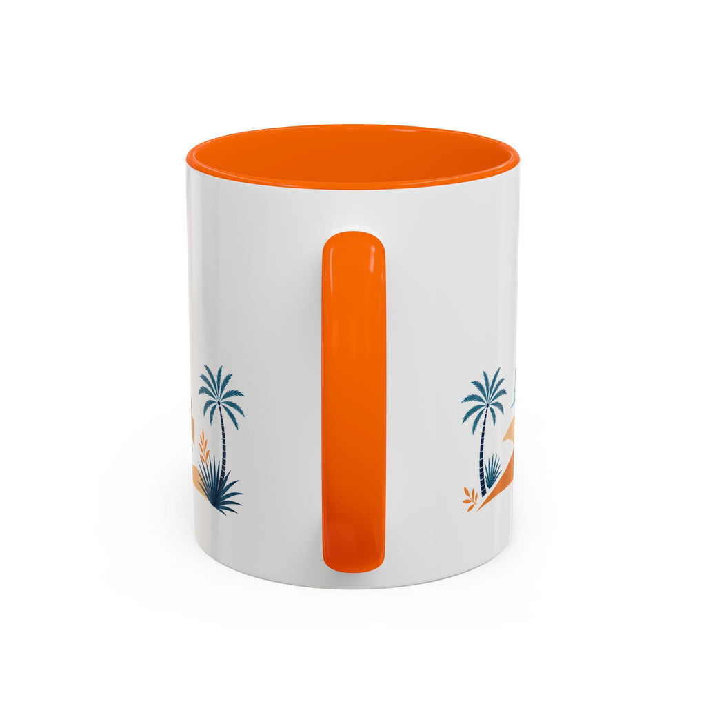 Doha Coffee Mug | Qatar Travel Souvenir | Porcelain Decal City Gift | 11oz 15oz Accent Mug