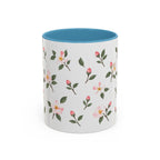 Arkansas Apple Blossom Mug, State Flower Floral Coffee Cup, 11oz Botanical Gift