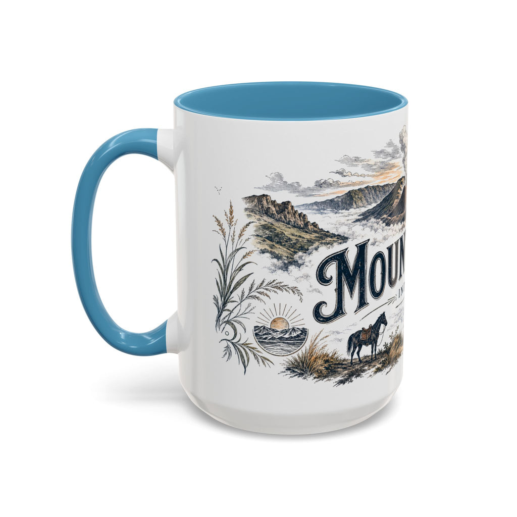 Mount Bromo Mug, Indonesia Travel Souvenir, Bucket List Gift, Accent Ceramic Coffee Mug 11oz 15oz
