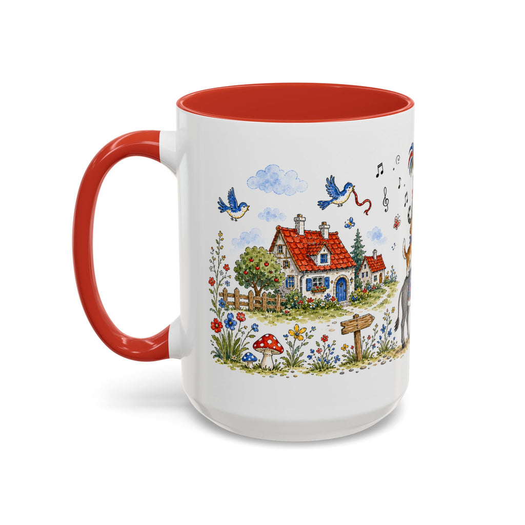 Bremen Town Musicians Mug | Storybook Accent Coffee Mug | EveryLegend