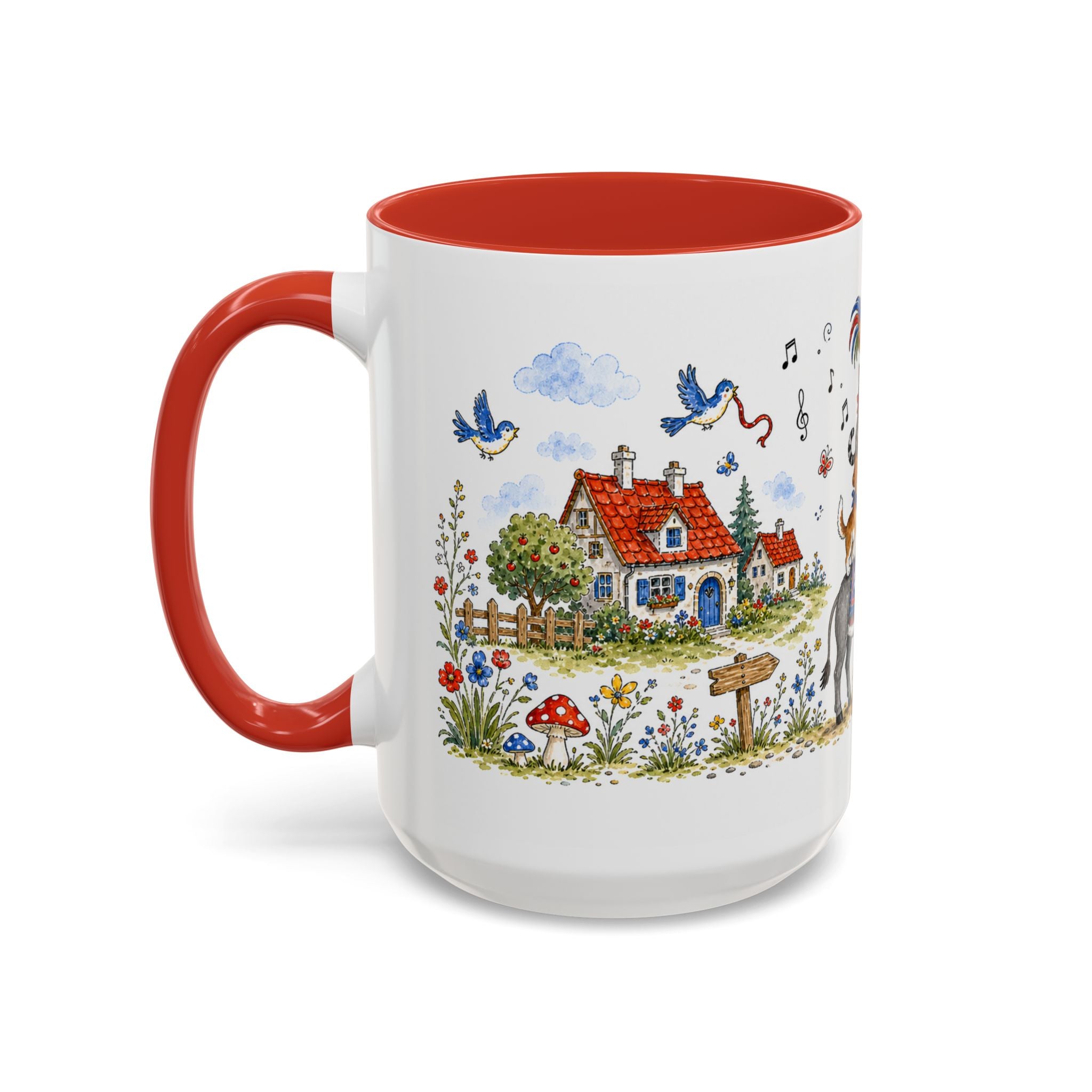 Bremen Town Musicians Mug | Storybook Accent Coffee Mug | EveryLegend