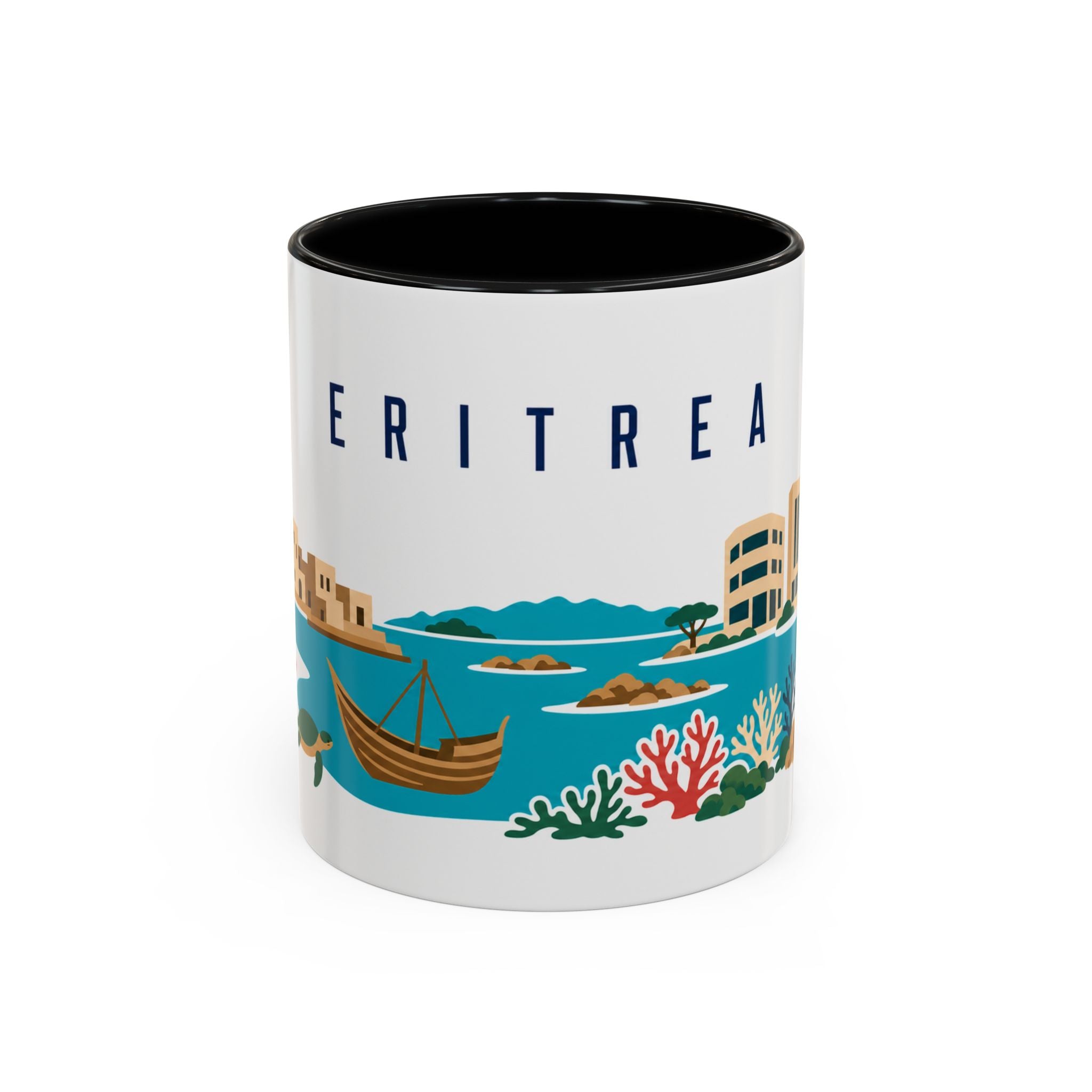 Eritrea Coffee Mug | Travel Souvenir Accent Mug | Country Gift Ceramic Cup 11oz 15oz