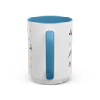 Seattle Christmas Mug | Watercolor Travel Souvenir | Holiday Gift | Accent Ceramic Coffee Cup 11oz 15oz
