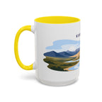 Kobuk Valley National Park Coffee Mug | Solid Color Block Park Souvenir | 11oz 15oz Accent Mug