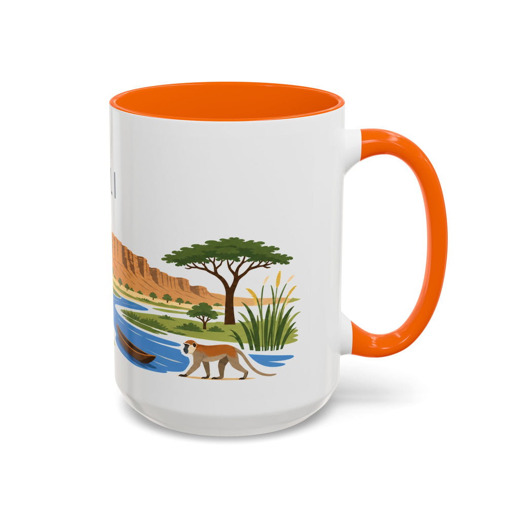 Mali Coffee Mug | Travel Souvenir Accent Mug | Country Gift Ceramic Cup 11oz 15oz
