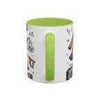 Mr Fix It Coffee Mug | Father's Day Gift for Dad | Accent Color Ceramic 11oz 15oz