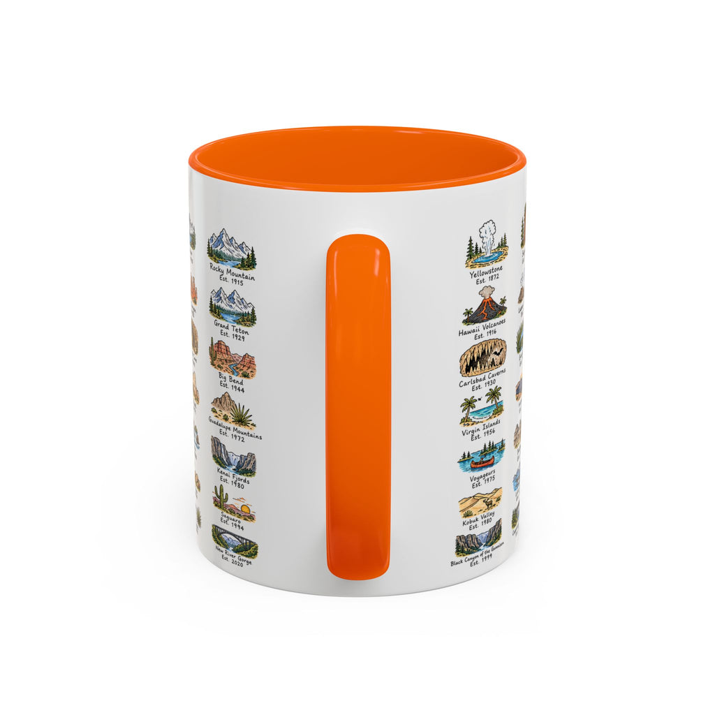 63 National Parks Mug | U.S. Parks Coffee Cup | Park Bucket List Gift | Road Trip Hiking Camping Souvenir