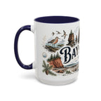 Bay of Fundy Mug, Canada Travel Souvenir, Bucket List Gift, Accent Ceramic Coffee Mug 11oz 15oz
