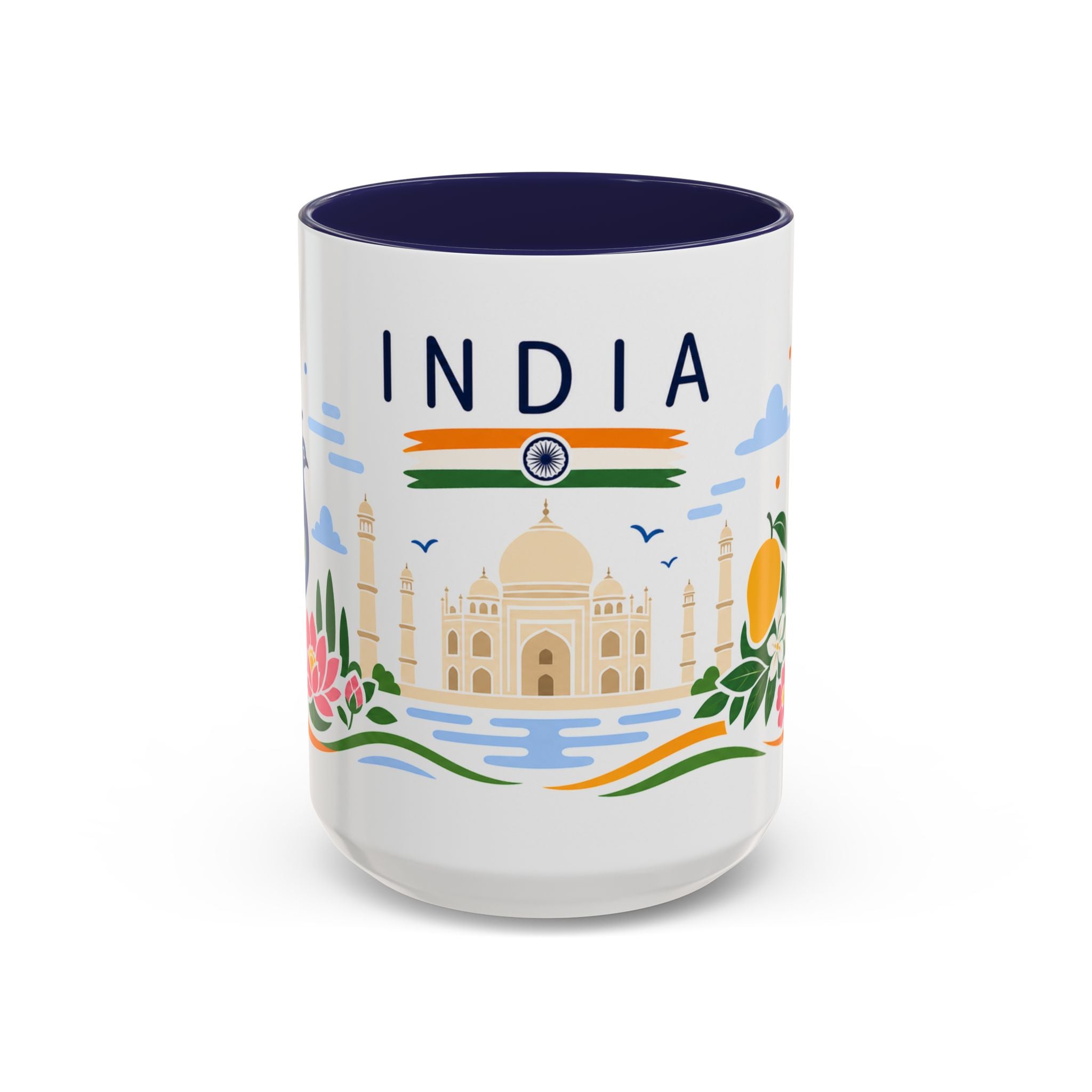 India Coffee Mug | Travel Souvenir Accent Mug | Country Gift Ceramic Cup 11oz 15oz