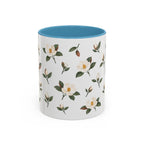 Louisiana Magnolia Mug, State Flower Floral Coffee Cup, 11oz Botanical Gift