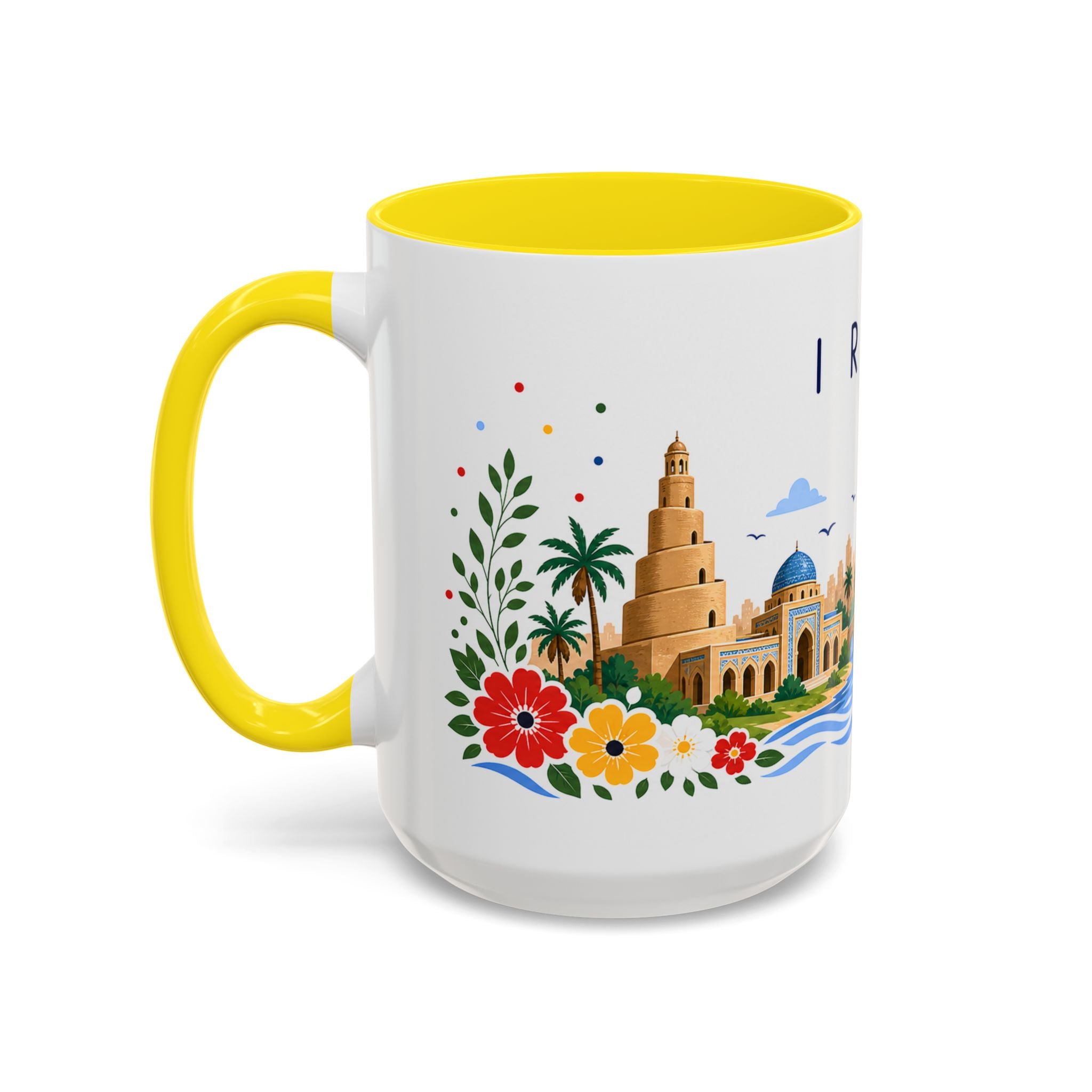 Iraq Coffee Mug | Travel Souvenir Accent Mug | Place Gift Ceramic Cup 11oz 15oz