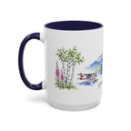 Anchorage Illustrated Travel Mug | City Souvenir Accent Coffee Mug | 11oz 15oz Ceramic Cup